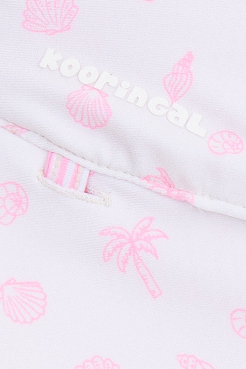 Kooringal Baby Girl Legionnaire Hat Nina in Pink, view 3