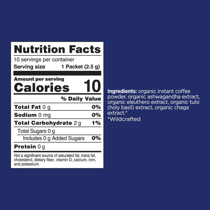 Image of Balance Organic Coffee (Instant) nutrition facts