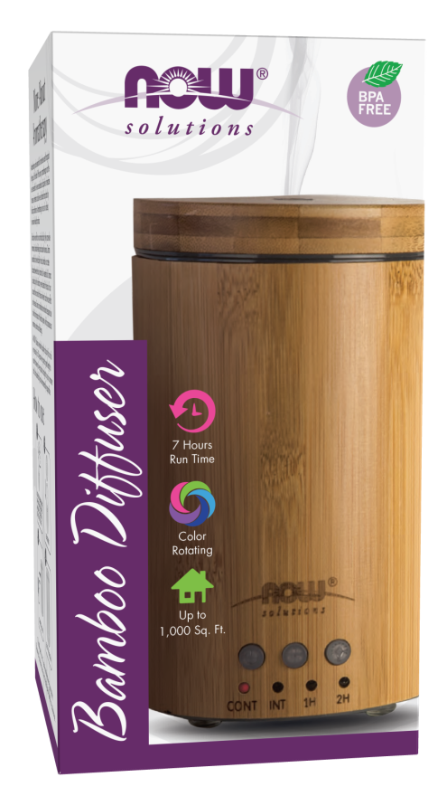 Image of Real Bamboo Ultrasonic Oil Diffuser