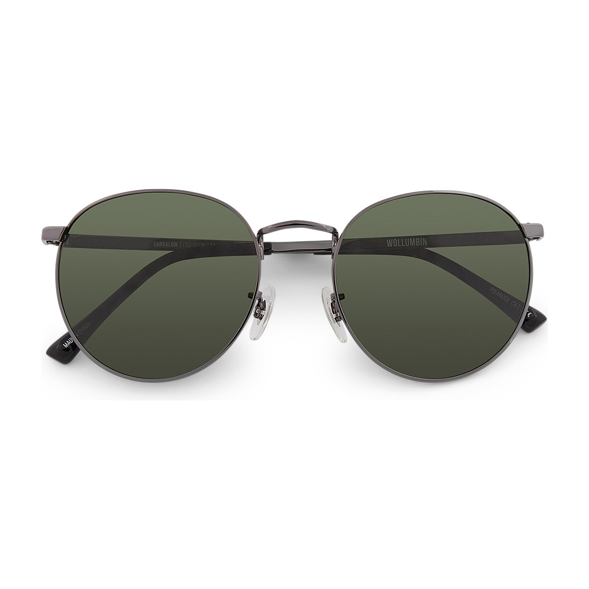 Wollumbin Bangalow gunmetal frame, three-quarter view