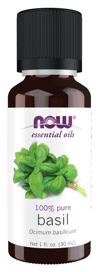 Image of NOW Pure BASIL OIL (Ocimum Basilicum) 30ml