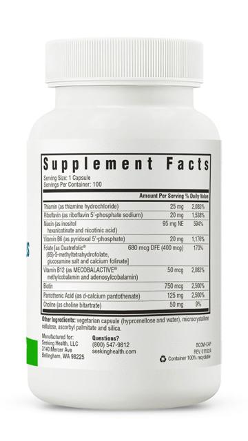 B Complex Plus 100caps-Seeking Health-Matakana Pharmacy