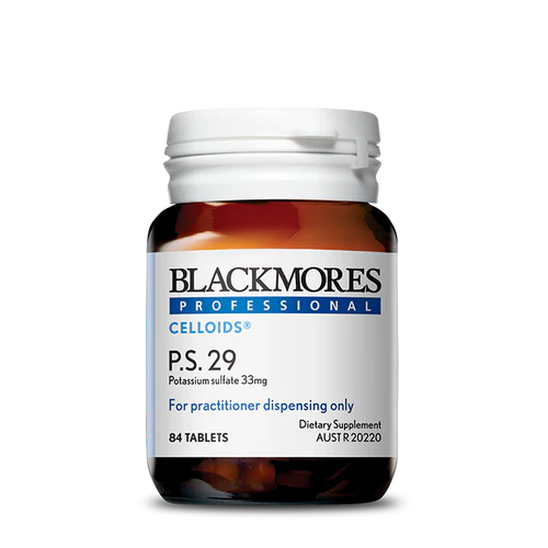 PS 29 Potassium Sulfate 84 Tablets-Blackmores Professional C-Matakana Pharmacy