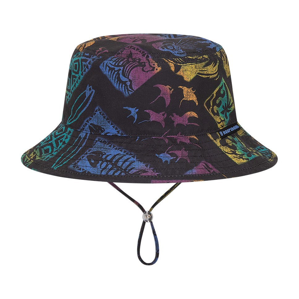 Kooringal Boy's Bucket Hat Breaker in Multi, front
