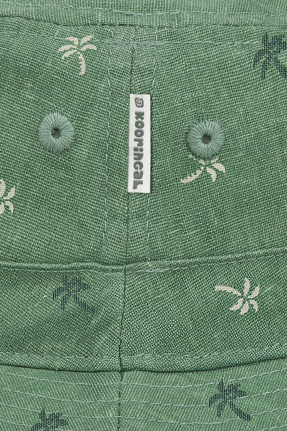 Kooringal Boy's Bucket Hat Palmy in Clover, view 3