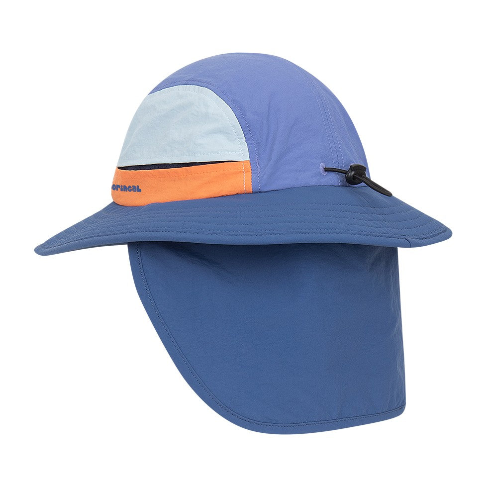 Kooringal Boy's Wide Brim Hat Larapinta in Blue, view 4