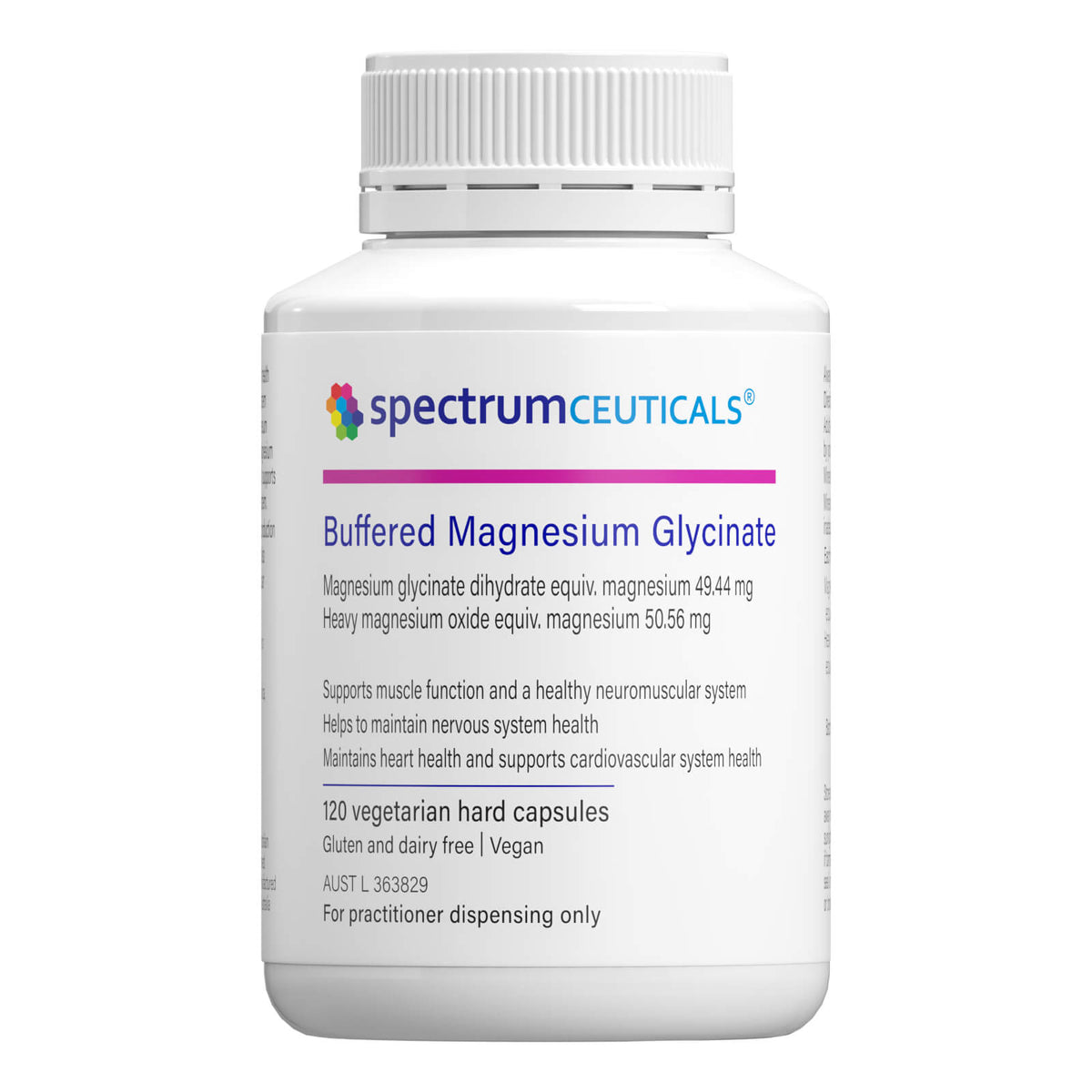 Image of buffered magnesium glycinate 120 caps