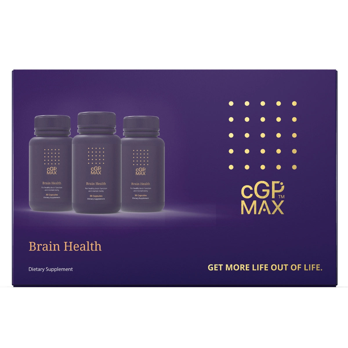cGPMAX Brain Health Triple Pack 30caps x 3-cGPMAX-Matakana Pharmacy