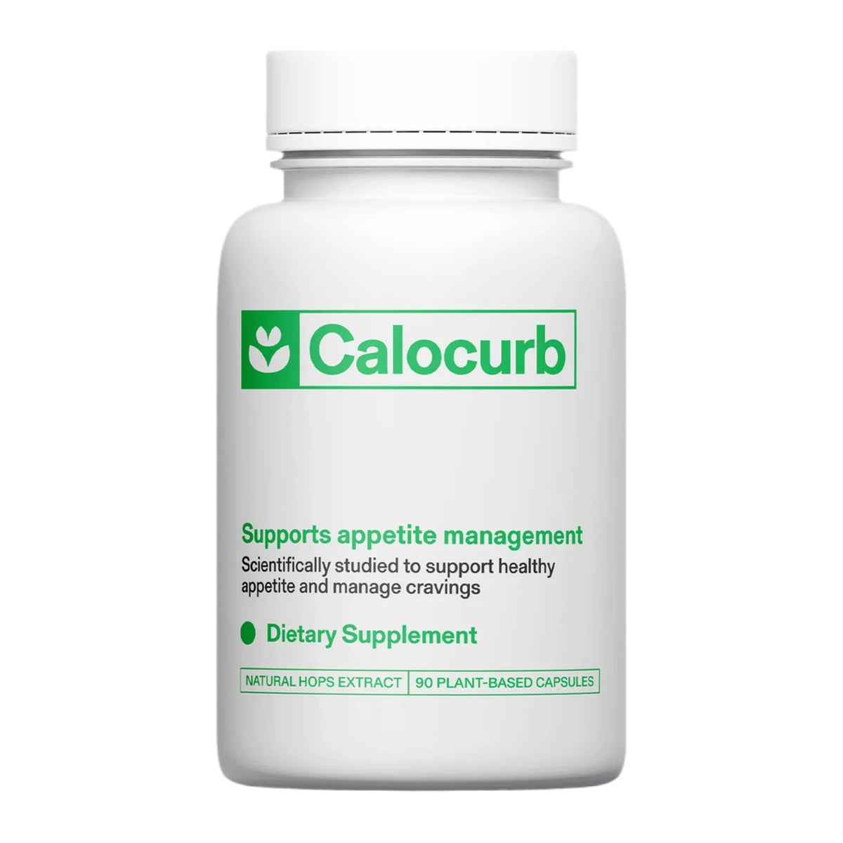 Calocurb 90 Capsules bottle, natural hops extract