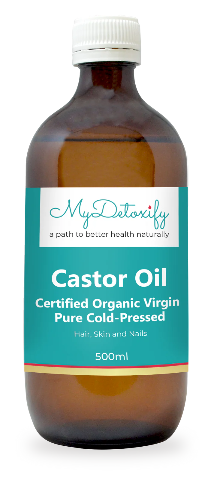 My Detoxify Castor Oil Virgin 500ml-My Detoxify-Matakana Pharmacy