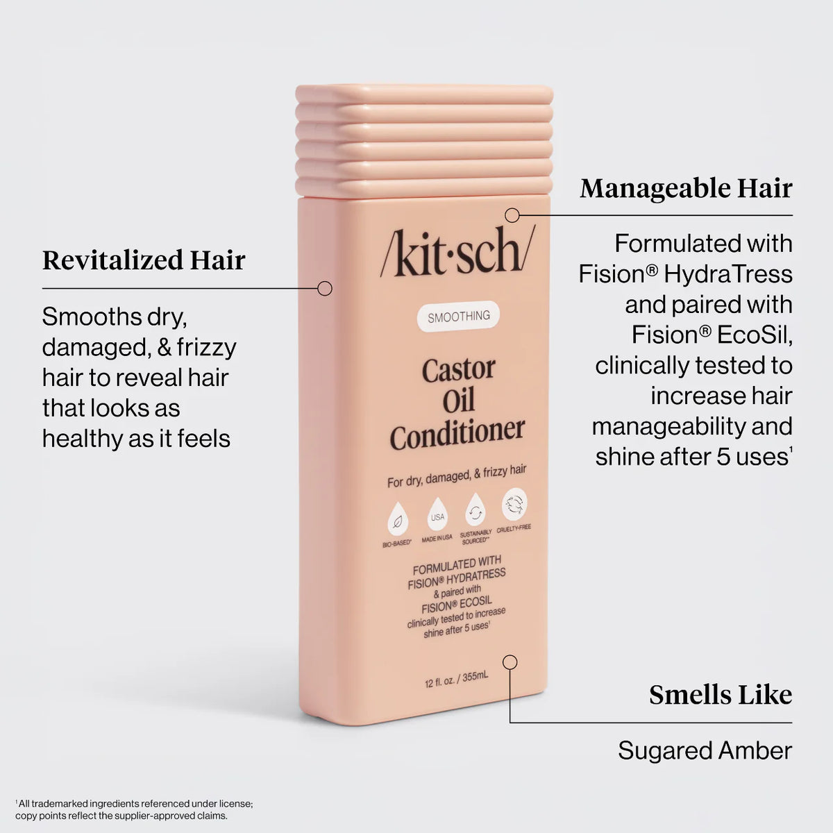 Smoothing Castor Oil Conditioner-KITSCH-Matakana Pharmacy