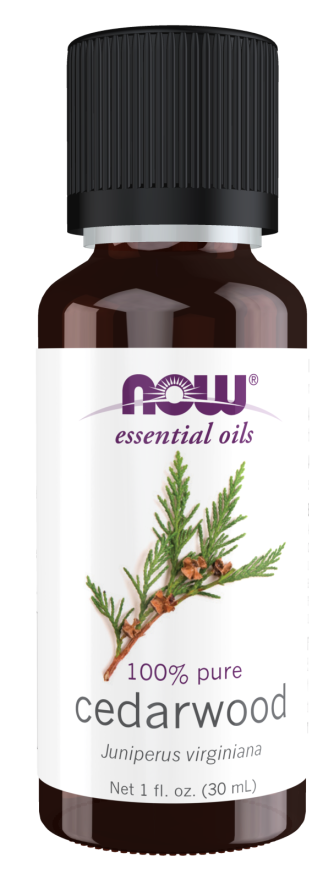 Image of NOW Pure CEDARWOOD OIL (Juniperus Virginiana) 30ml