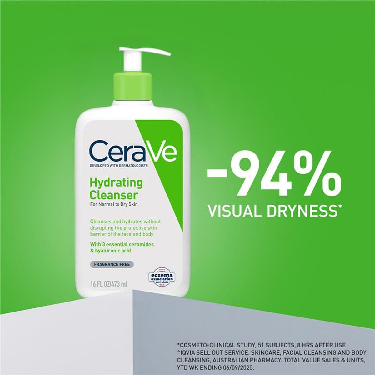CeraVe Hydrating Cleanser 473ml, how it works
