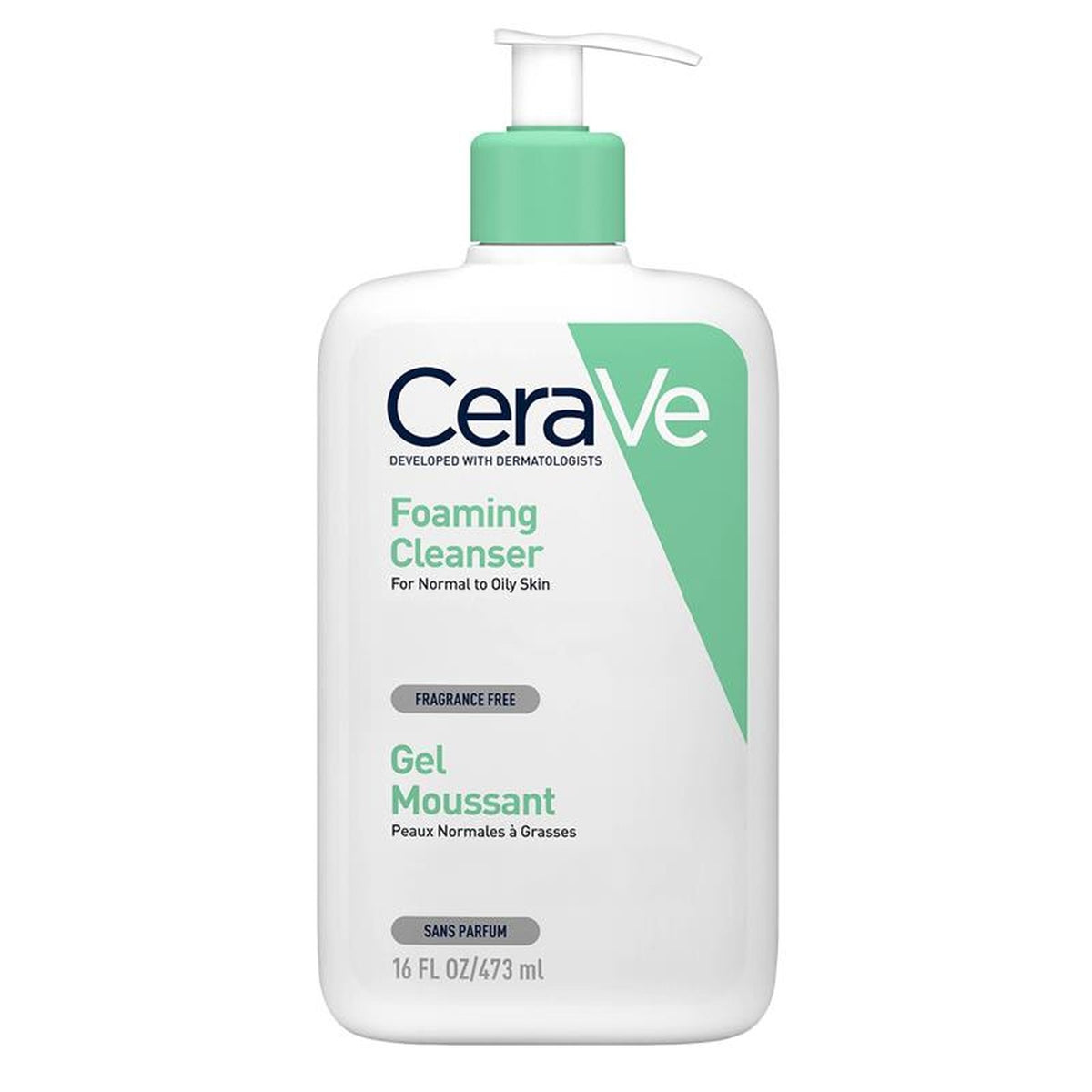 CeraVe Foaming Cleanser 473ml, front of pack