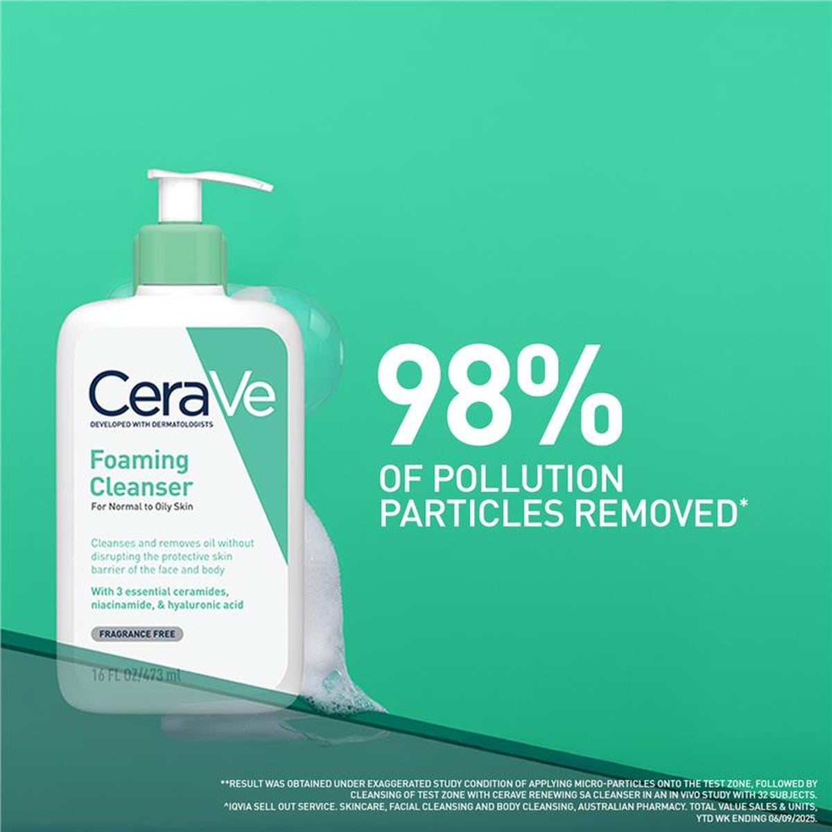CeraVe Foaming Cleanser 473ml, how it works