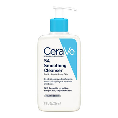 CeraVe Salicylic Acid SA Smoothing Cleanser 236ml, front of pack