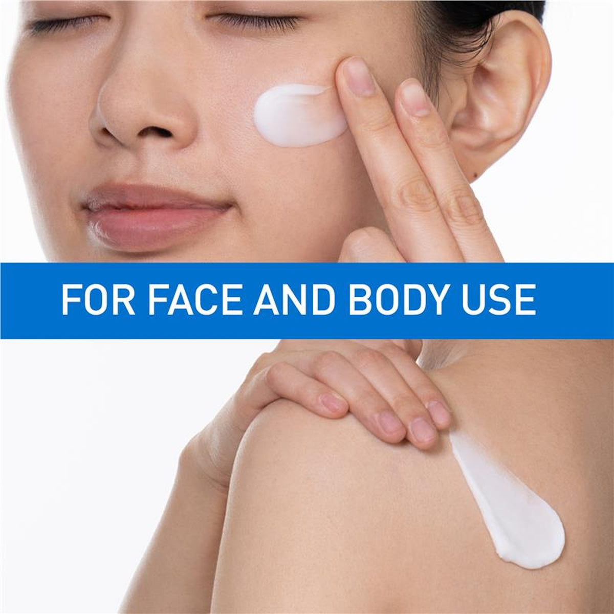 CeraVe Moisturising Cream 177ml, in use
