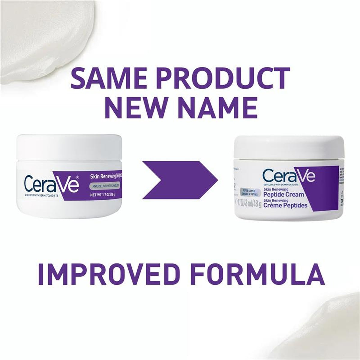 CeraVe Skin Renewing Peptide Cream 48g, key ingredients