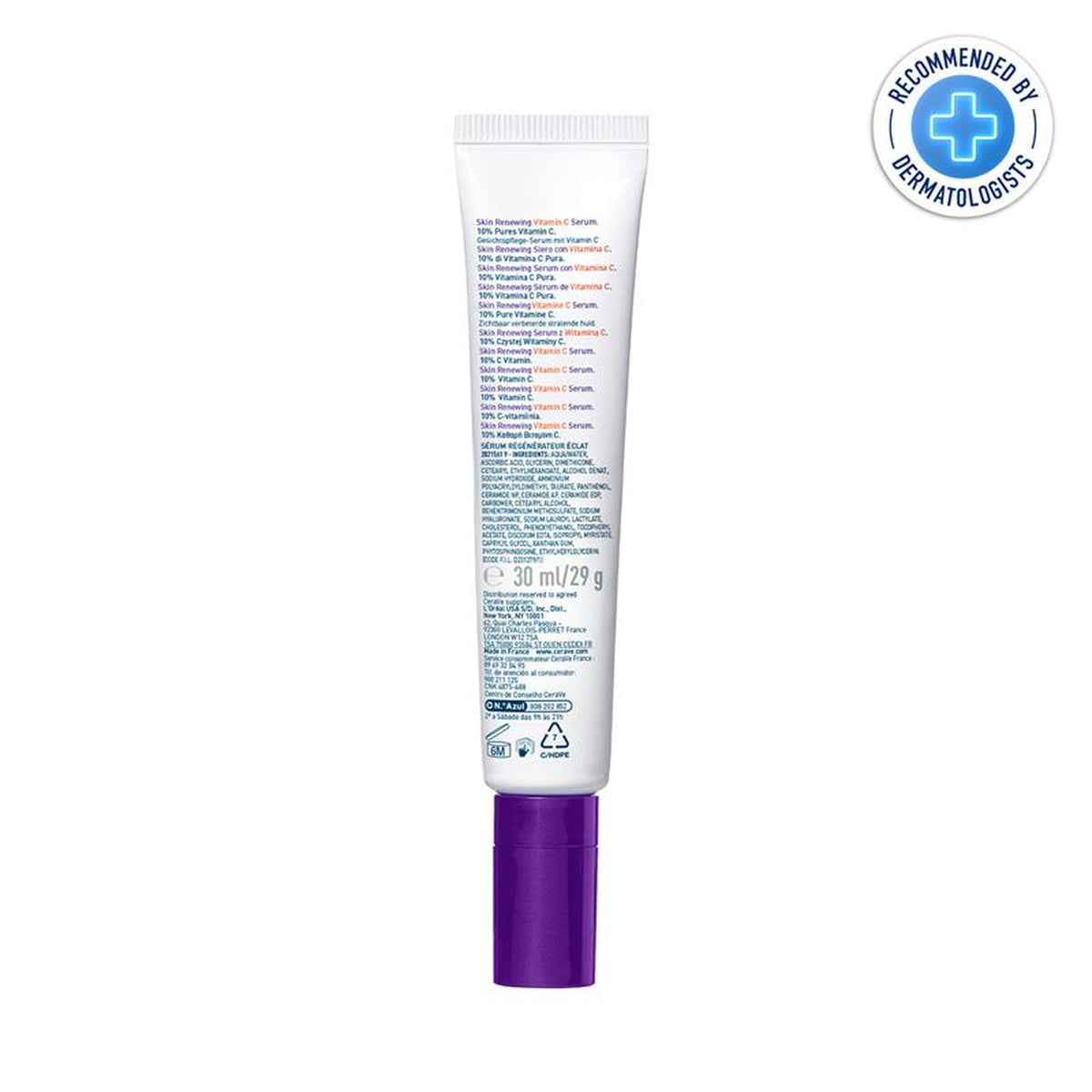 CeraVe Skin Renewing Vitamin C Serum 30ml, key ingredients