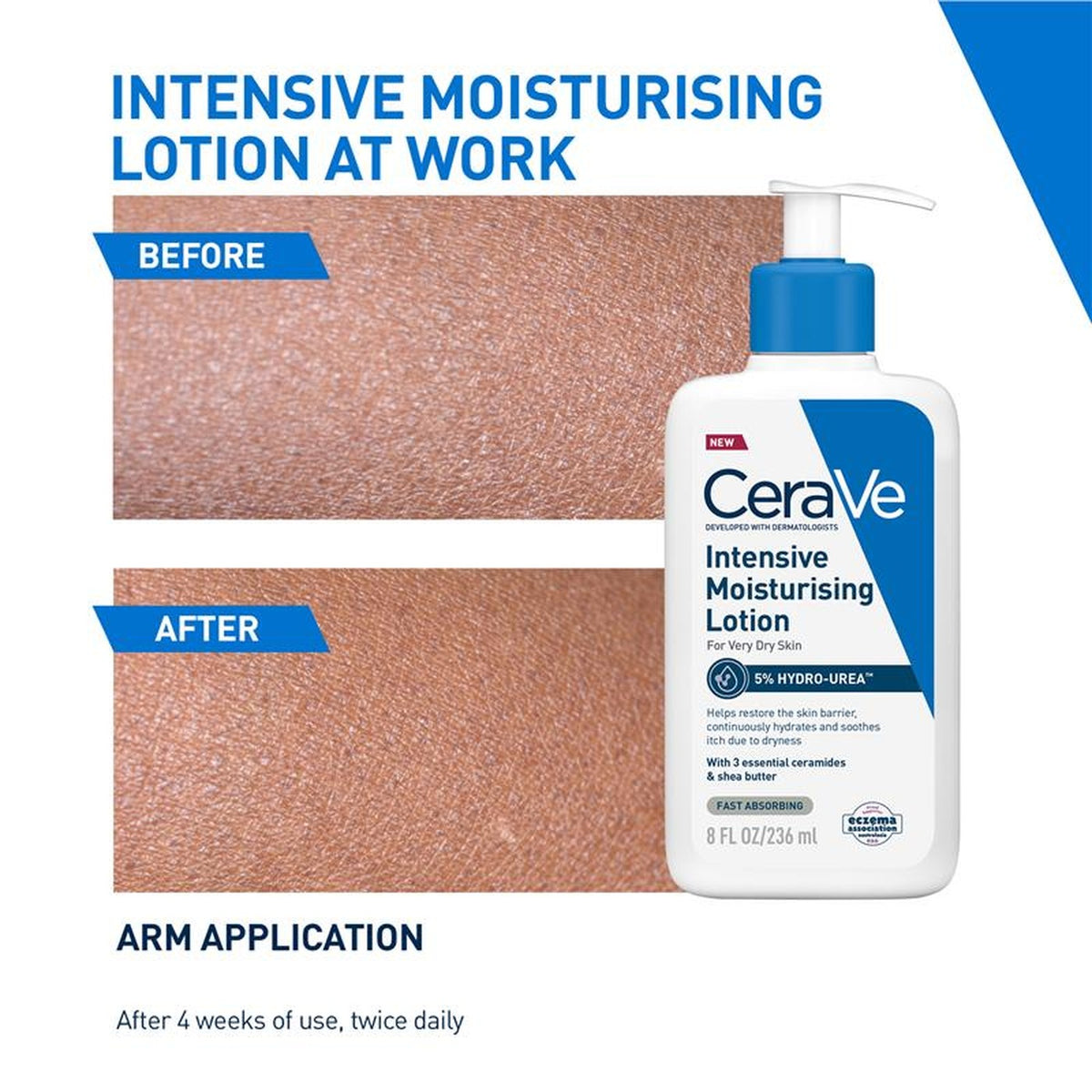 CeraVe Intensive Moisturising Lotion 236ml, texture