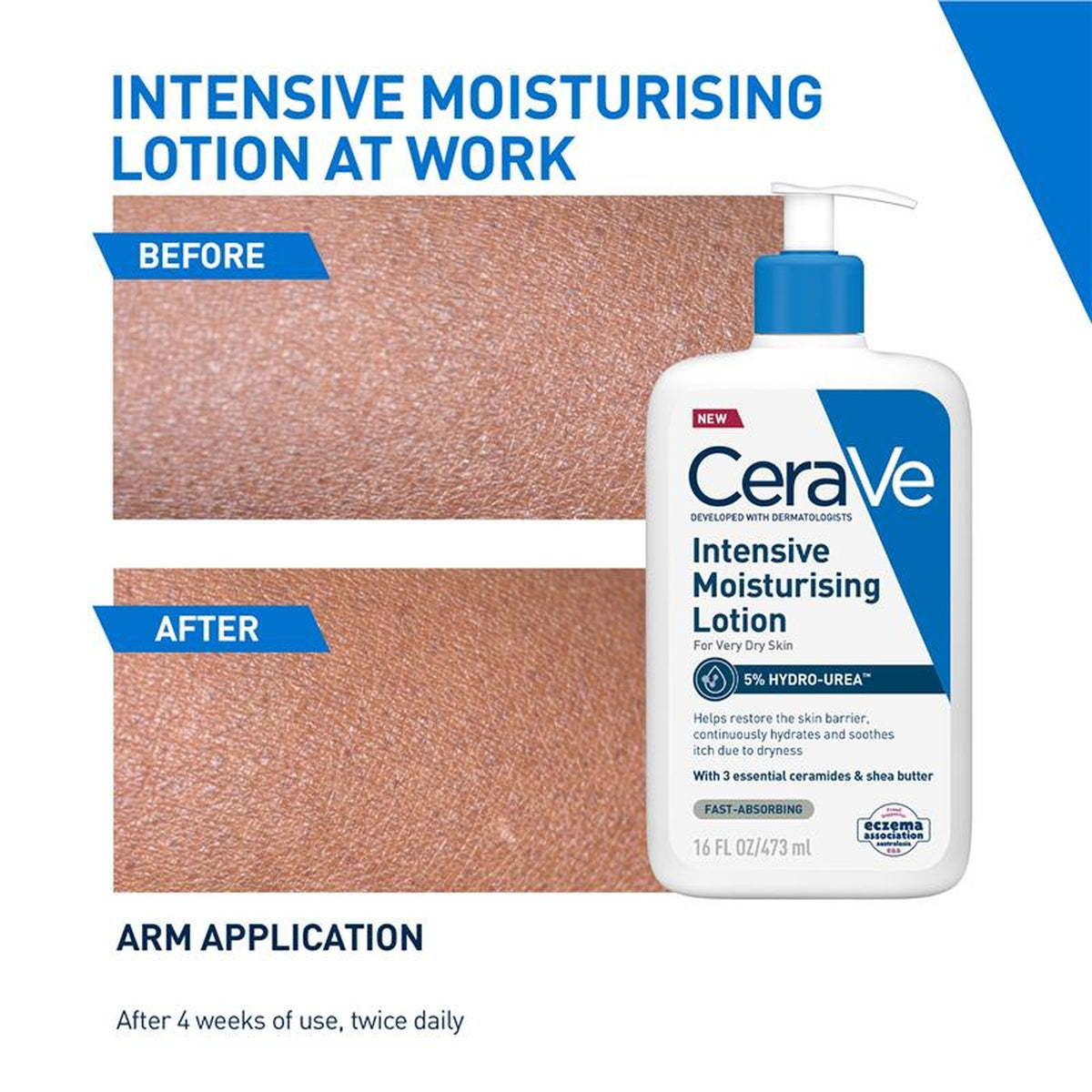 CeraVe Intensive Moisturising Lotion 473ml, texture