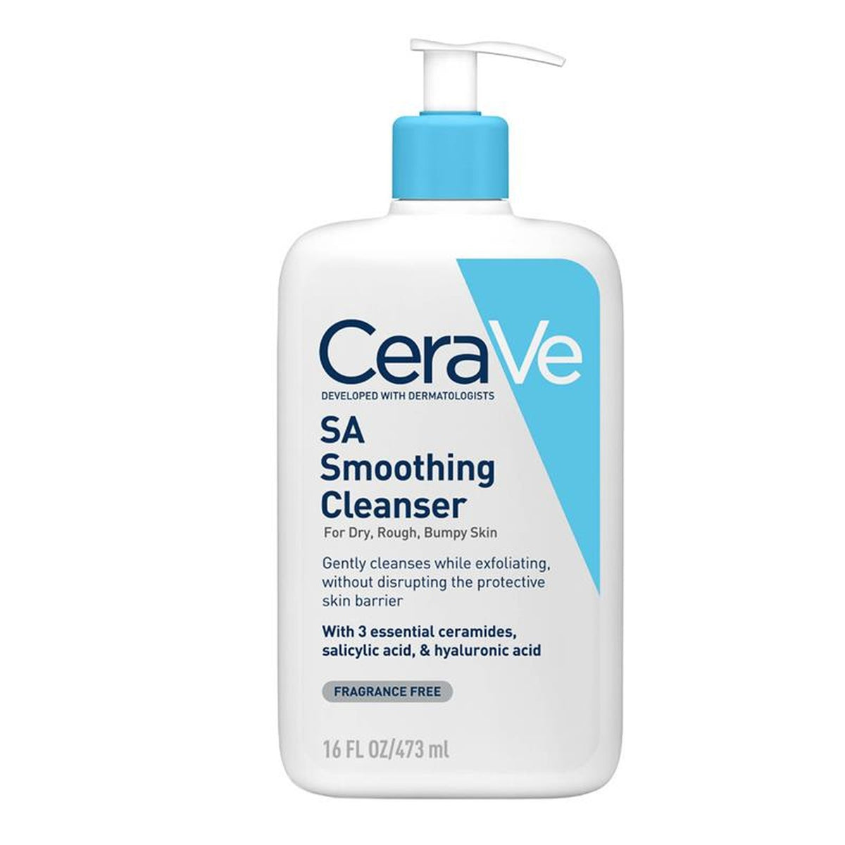CeraVe SA Smoothing Cleanser 473ml, front of pack