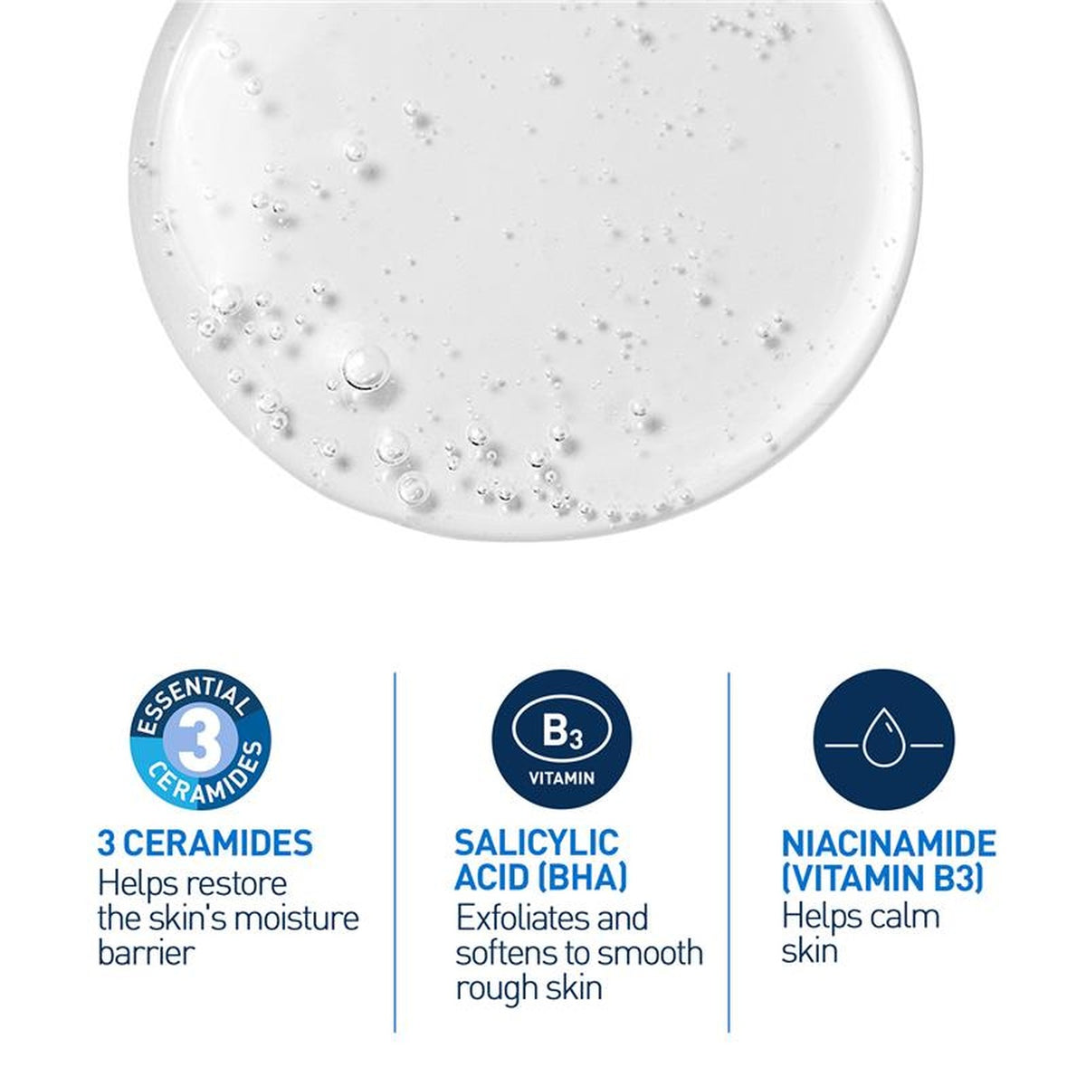 CeraVe SA Smoothing Cleanser 473ml, how it works