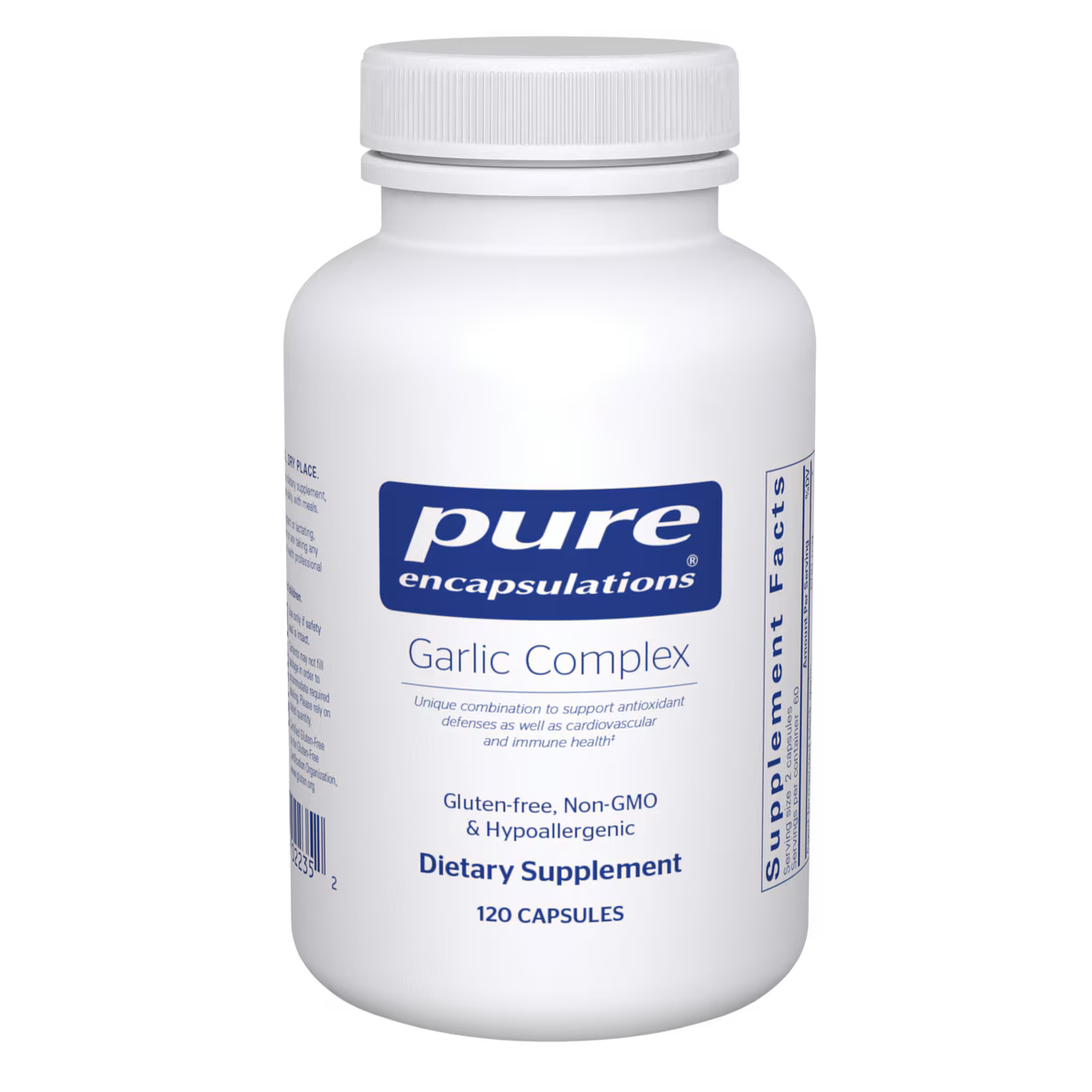 Garlic Complex 120 Capsules-Pure Encapsulations-Matakana Pharmacy