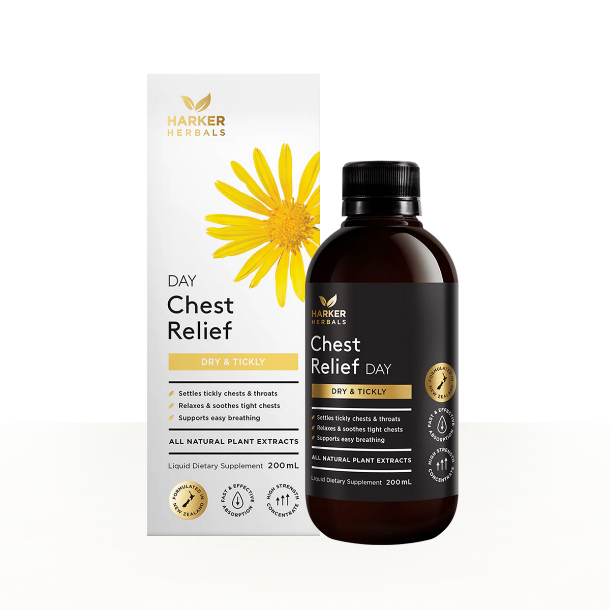 Chest Relief Day 200ml-Harker Herbals-Matakana Pharmacy