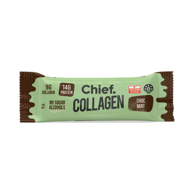Collagen Protein Bar Choc Mint 45g-Chief-Matakana Pharmacy
