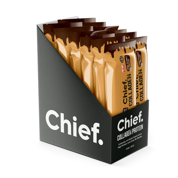 Collagen Protein Bar Choc Peanut 5g-Chief Nutrition-Matakana Pharmacy