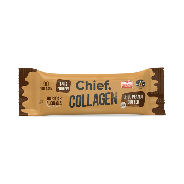 Collagen Protein Bar Choc Peanut 5g-Chief Nutrition-Matakana Pharmacy