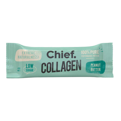 Collagen Protein Bar Peanut Butter 45g-Chief-Matakana Pharmacy