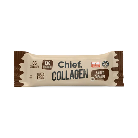 Collagen Protein Bar Choc Salted Caramel 45g-Chief Nutrition-Matakana Pharmacy