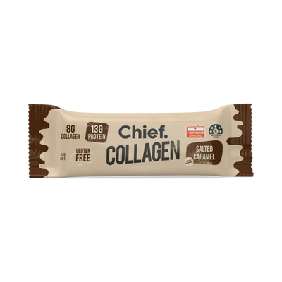 Collagen Protein Bar Choc Salted Caramel 45g-Chief Nutrition-Matakana Pharmacy