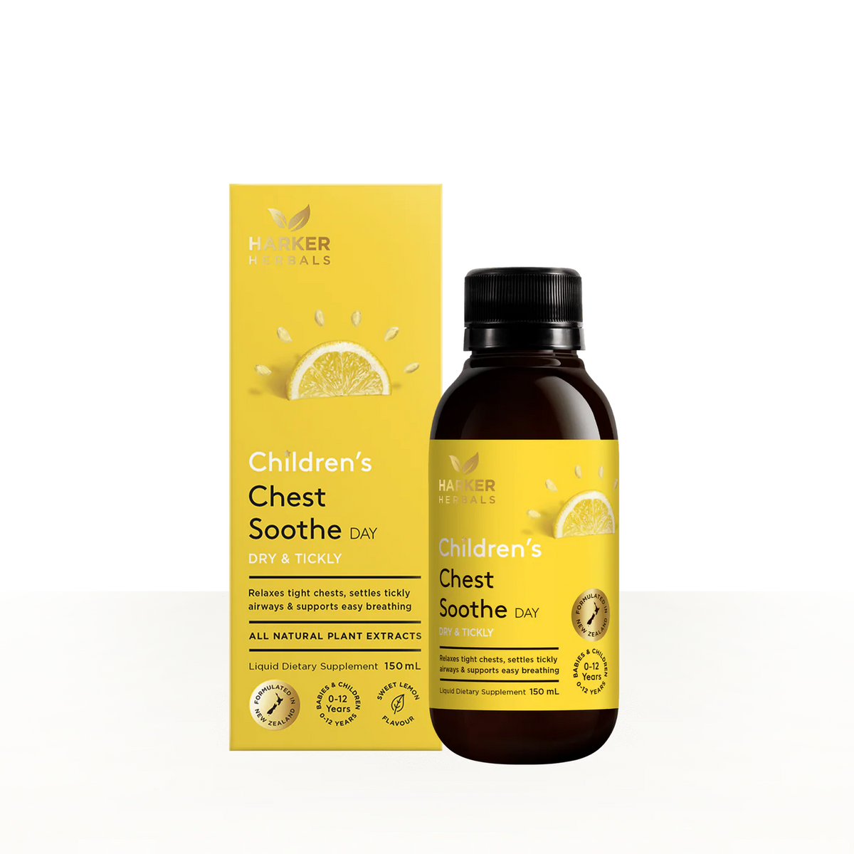 HARKER HERBALS Children Chest Soothe Day 150ml-Harker Herbals-Matakana Pharmacy