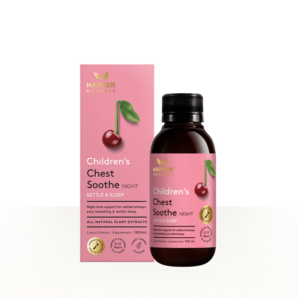 Children Chest Soothe Night 150ml-Harker Herbals-Matakana Pharmacy
