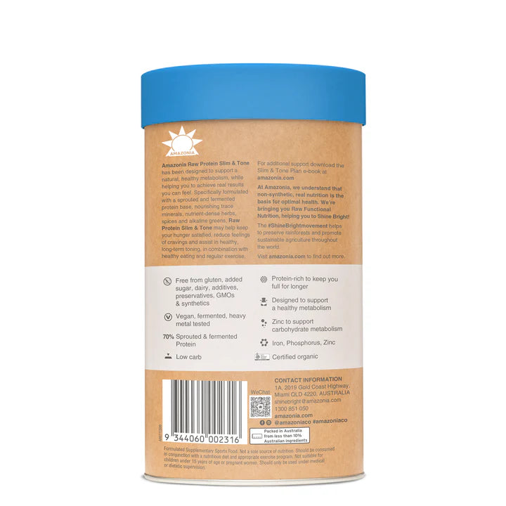 Image of Raw Protein Slim & Tone Triple Chocolate info