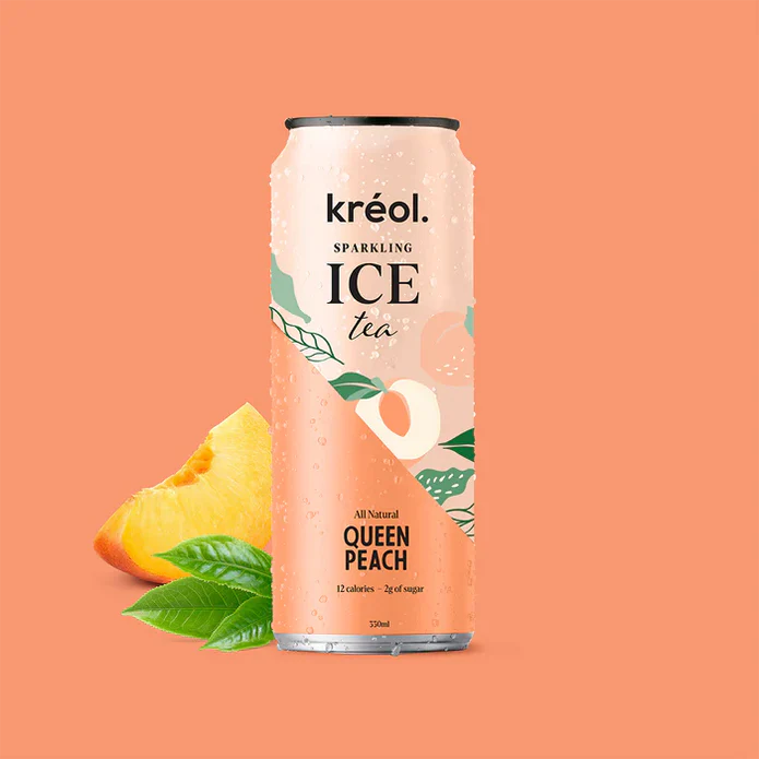 Ice Tea Peach 330ml-KREOL-Matakana Pharmacy