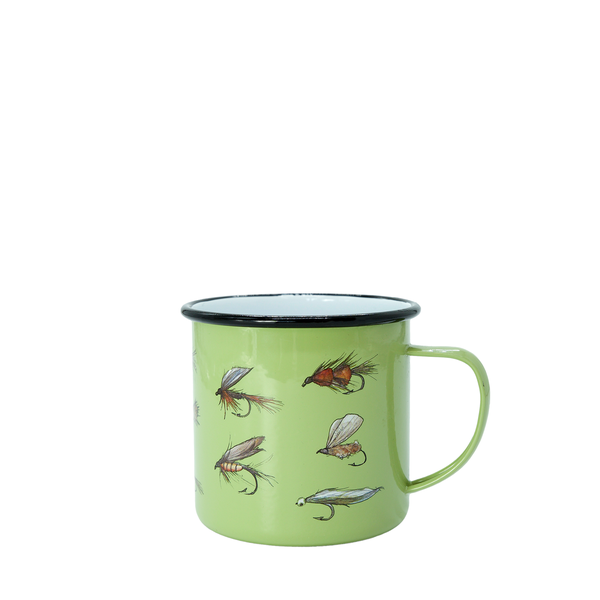 Enamel Mug Small Fly Fishing-Matakana Pharmacy