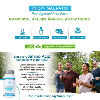 Total Amino Boost 120 Capsules-Swiss Bioenergetics-Matakana Pharmacy