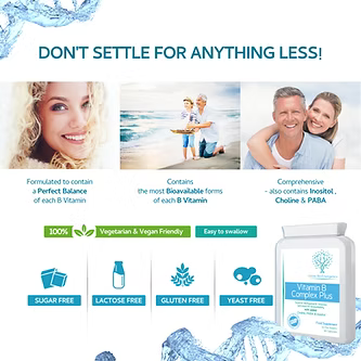 Vitamin B Complex Plus 90 Capsules-Swiss Bioenergetics-Matakana Pharmacy
