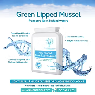 Green Lipped Mussel 90 Capsules-Swiss Bioenergetics-Matakana Pharmacy