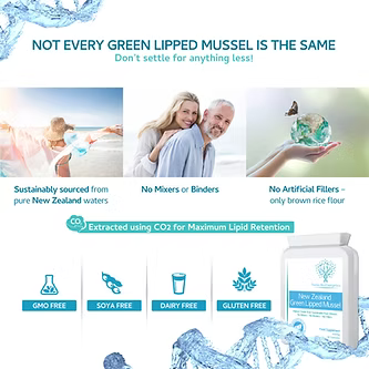 Green Lipped Mussel 90 Capsules-Swiss Bioenergetics-Matakana Pharmacy