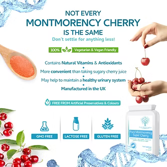 Pure Montmorency Super Cherry 90 Capsules-Swiss Bioenergetics-Matakana Pharmacy