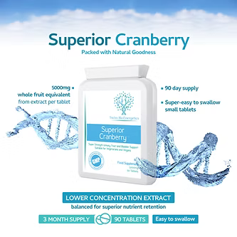 Cranberry 90 Capsules-Swiss Bioenergetics-Matakana Pharmacy