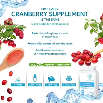 Cranberry 90 Capsules-Swiss Bioenergetics-Matakana Pharmacy