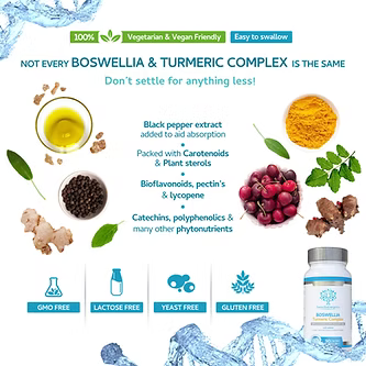 Boswellia Turmeric Complex 90 Capsules-Swiss Bioenergetics-Matakana Pharmacy