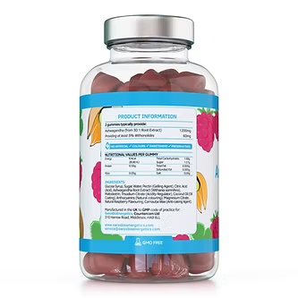 Ashwagandha Gummies 60 capsules-Swiss Bioenergetics-Matakana Pharmacy