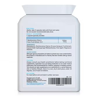 Pure Montmorency Super Cherry 90 Capsules-Swiss Bioenergetics-Matakana Pharmacy
